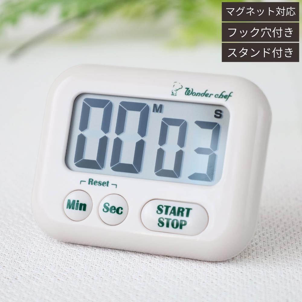 キッチンタイマー | キッチンタイマー タイマー マグネット 料理 時計 カウントダウン キッチン レトロ..