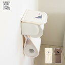 ミニョン ペーパーホルダーカバー 洗える 紙巻器カバー カジュアル シンプル ねこ 風水 トイレットペーパーホルダーカバー | オカ 綿 ポリエステル 綿混 ト...