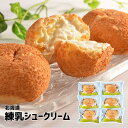 【メーカー直送】北海道 シュークリーム 6個 セット 乳蔵 デザートお菓子 食べ物 喜ばれる 夏ギフト 冬ギフト お中元 内祝い 贈答 贈り物 プレゼント お礼...