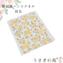 送料無料 ハンド タオル 「うさぎの苑」 銀抗菌 約幅33cm×長さ39cm | タオル 手拭き ハンカチ ウサギ 抗菌 清潔 防臭 静電気除電 熱遮断 純銀の...
