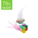 猫用おもちゃ “キュート “| 猫用おもちゃ ROOP ファニーズ キュート キャットニップ 2個セット羽付き プレゼント 噛みやすい 知育 猫用玩具 ネコ 遊...