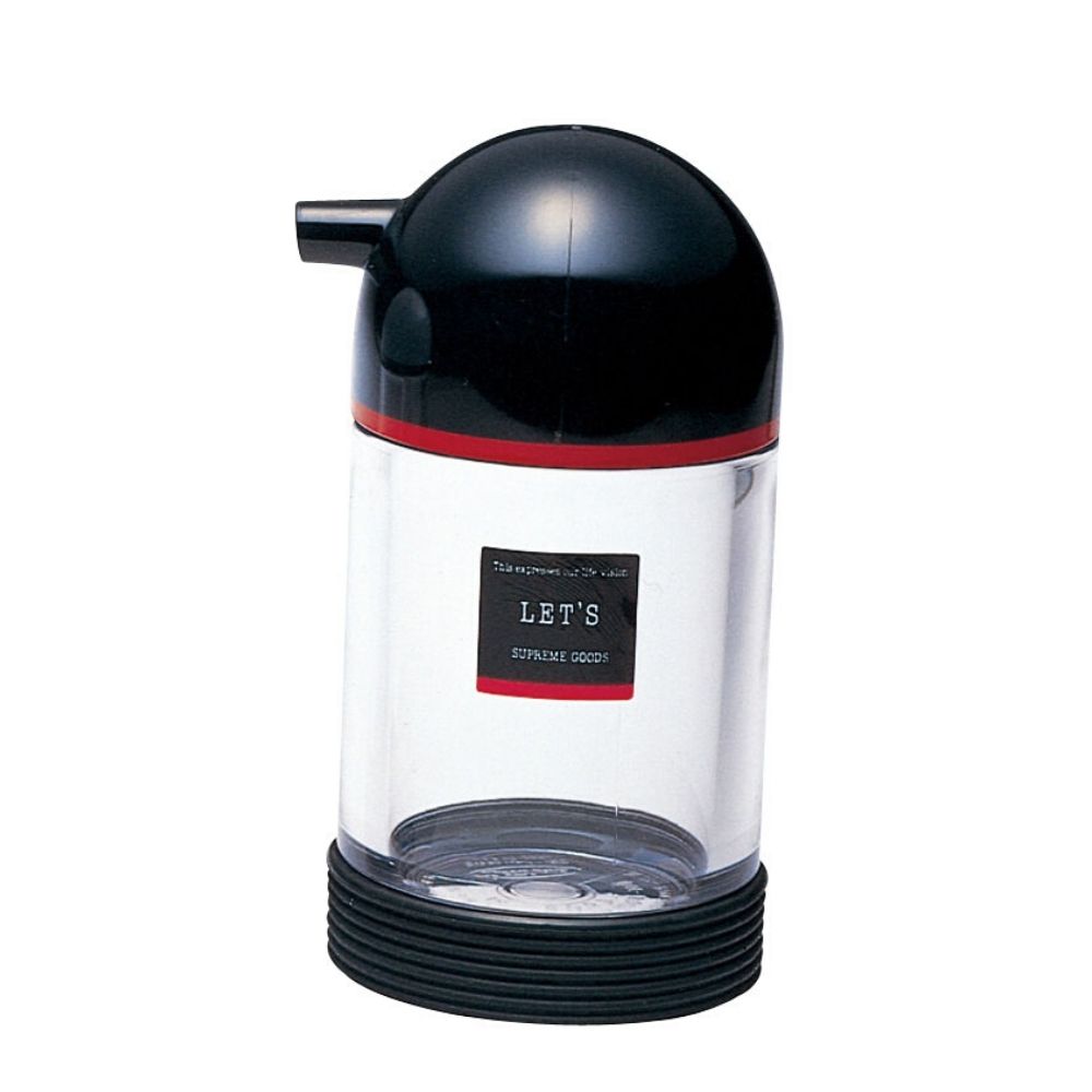 しょうゆ差し(S) ブラック｜保存 容器 収納 調味料入れ 清潔設計 すべり止め 卓上 岩崎工業 ラストロウ..