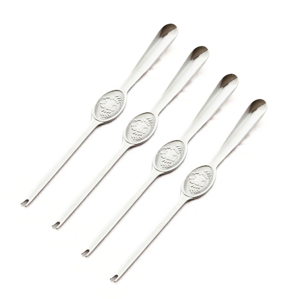 日本製 貝印 かにスプーン 4本セット | かに 蟹 カニ カニスプーン カニフォーク スプーン ステンレス製 食洗機対応 フォーク ステンレス 蟹フォーク キ...