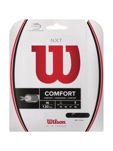 ウィルソン WILSON NXT 16 BLK テニス ストリングス ユニセックス ウィルソン WILSON NXT 16 BLK テニス ストリングス ユニセックス