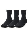 アンダーアーマー UNDER ARMOUR UA BASKETBALL 3P SOCKS QTR バスケットボール メンズソックス メンズ