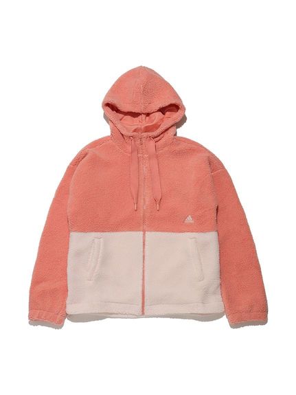 アディダス adidas W MH CB ボアジャケット レディーススポーツウェア レディース IEH74 IK9864