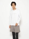 サニデイズ トウキョウ sanideiz TOKYO for RUN テックカノコ クルーネックロゴプリント長袖 MENS ランニング ウェア 長袖Tシャツ メンズ メンズ
