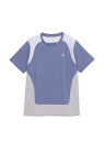 サニデイズ トウキョウ sanideiz TOKYO for RUN ドライスムースpr カラーブロックTシャツ MENS ランニング ウェア 半袖Tシャツ メンズ メンズ