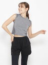 サニデイズ トウキョウ sanideiz TOKYO 杢成型 クロップトタンクトップLADIES レディーススポーツウェア ワークアウトTシャツ TOPS レデ...