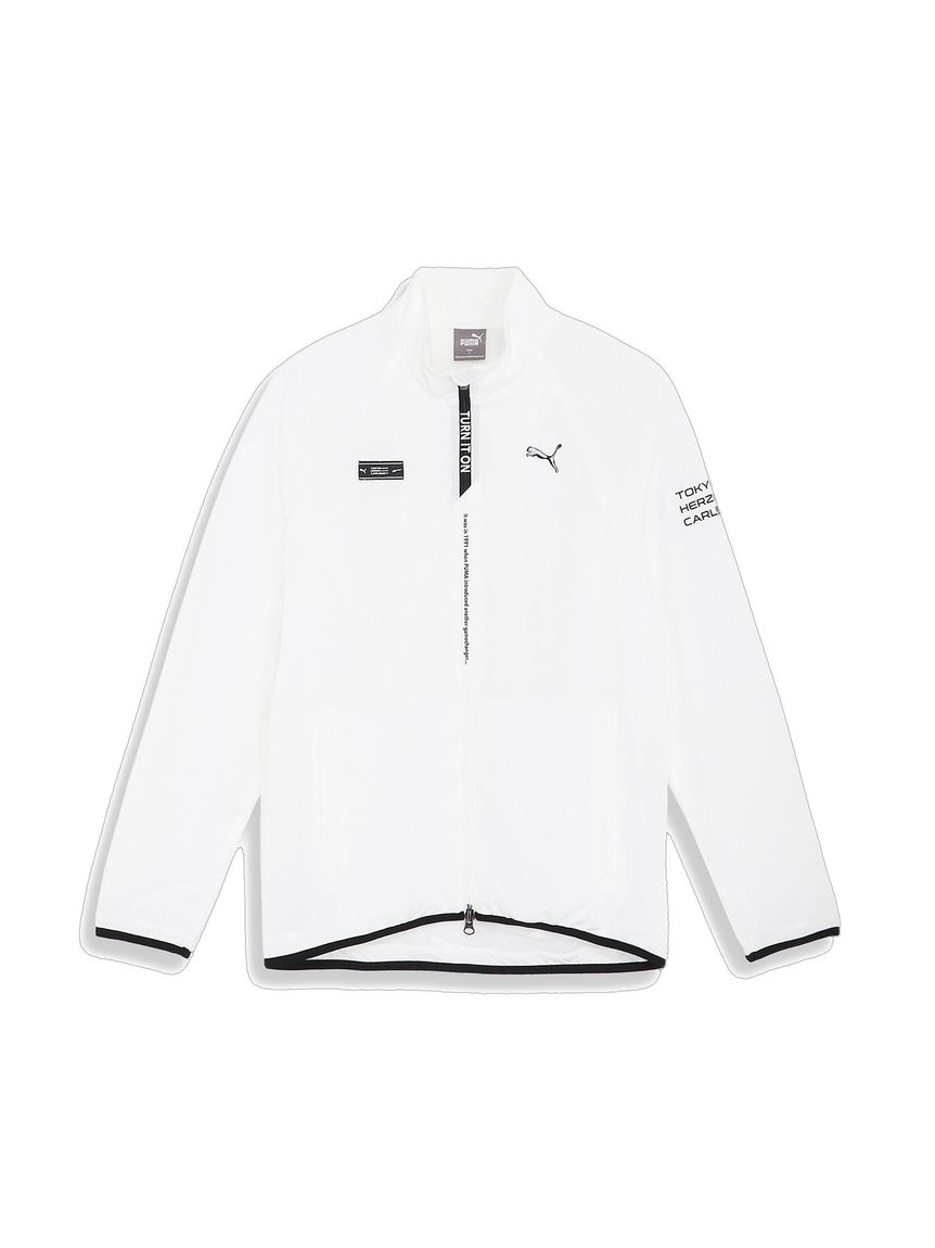 PUMA(プーマ)ゴルフ　ハイパーストレッチプリントFZスタンドカラーブルゾン