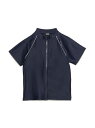 サニデイズ トウキョウ sanideiz TOKYO スイムウェア BOYS & GIRLS フルジップラッシュガード半袖PP スイミング ジュニアラッシュガー...