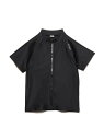 サニデイズ トウキョウ sanideiz TOKYO スイムウェア BOYS & GIRLS フルジップラッシュガード半袖PP スイミング ジュニアラッシュガー...