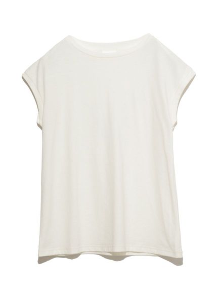 sanideiz TOKYO(サニデイズ　トウキョウ)スープルクールコットン フレンチスリーブTシャツ LADIES