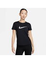 ナイキ NIKE ナイキ ウィメンズ ワン スウッシュ HBR DF S/S トップ ランニング ウェア 半袖Tシャツ レディース レディース ブラック/(ホワ...
