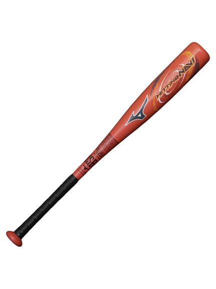 ミズノ MIZUNO 少年軟式用FRP製 ヒッティングナビ(66cm/平均360g) 野球 軟式バット 金属 少年野球 ジュニア レッド 00031CJFY1356606