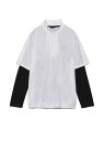 サニデイズ トウキョウ sanideiz TOKYO ハニカムメッシュスム-ス for GOLF ハーフジップ裾リブ&長袖 MENS ゴルフ レディース長袖ポロ 長袖ハイネック ウェア メンズ