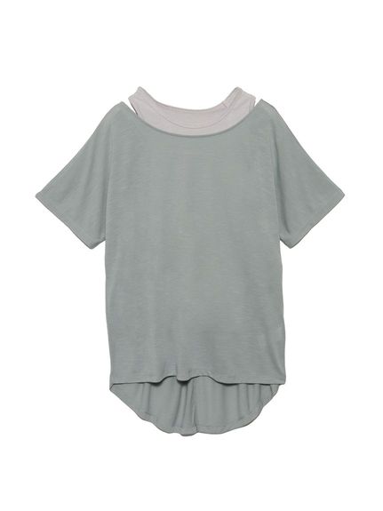 sanideiz TOKYO(サニデイズ　トウキョウ)スラブ天竺×カチオン杢天竺 Tシャツ & タンク LADIES