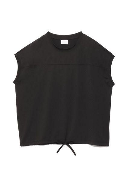 sanideiz TOKYO(サニデイズ トウキョウ)ナイロンメッシュジャージ フレンチ袖バレルTシャツ LADIES