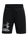 アンダーアーマー UNDER ARMOUR UA Tech Logo Shorts ジュニアスポーツウェア パンツ ボトム ジュニア Black / / Mod Gray 0007138333304
