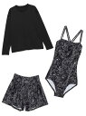 sanideiz TOKYO(サニデイズ トウキョウ)PLAY with WATER 水着ワンピース3点セット LADIES