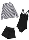 sanideiz TOKYO(サニデイズ トウキョウ)PLAY with WATER 水着ワンピース3点セット LADIES