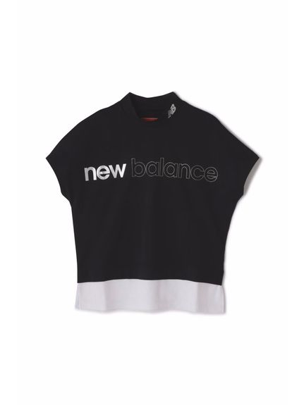 ニューバランス ゴルフ New Balance golf W　メッシュリバース　フレンチスリーブモックネックPO　SP ゴルフ レディース半袖ポロ 半袖ハイネック ウェア レディース ホワイト 0025012-416650202