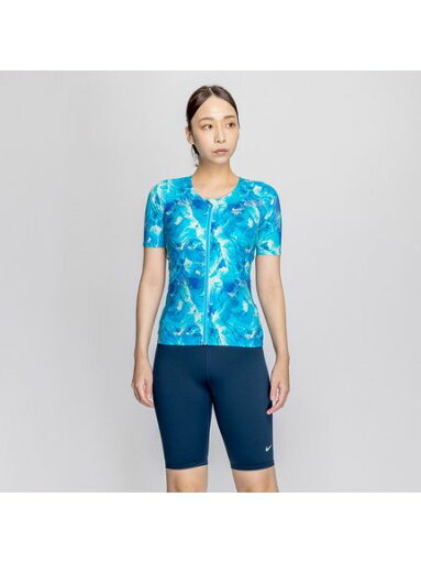 NIKE(ナイキ)ナイキ SP25 総柄ジップ付き半袖セパレーツ NIKE(ナイキ)ナイキ SP25 総柄ジップ付き半袖セパレーツ