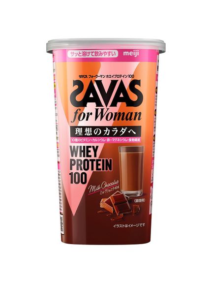 SAVAS(ザバス)ザバス フォーウーマン ホエイプロテイン100 ミルクショコラ風味280g