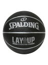 スポルディング SPALDING レイアップ ブラック×グレー SZ5 バスケットボール 5号ボール ユニセックス(4)