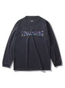 SPALDING(スポルディング)ジュニア ロングスリーブTシャツ ジオメトリック ロゴ