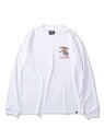 スポルディング SPALDING ロングスリーブ Tシャツ ビーグル レッツ プレイ フープス バスケットボール メンズ 長袖Tシャツ ユニセックス ブラック ...