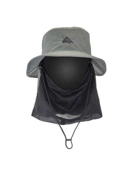 クイックシルバー QUIKSILVER 24SS UV WATER FACE MASK HAT サマー レジャー メンズ水着 メンズ BLK 0108QSA24171601