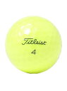 タイトリスト Titleist 24 AVX YELLOW 3P ゴルフ ボール ユニセックス