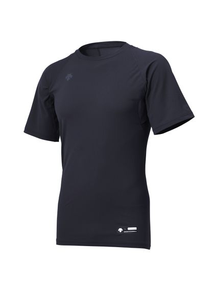 デサント DESCENTE マルクビハンソデアンダーシャツ 野球 半袖アンダーシャツ メンズ BLK 0254STD-721B01