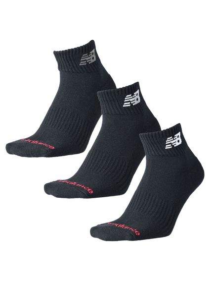ニューバランス New Balance ミッドレングス3Pソックス スポーツアクセサリー ソックス メンズ LAS55637BK(4)