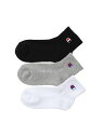 Champion(チャンピオン)KIDSショートレングスソックス3P