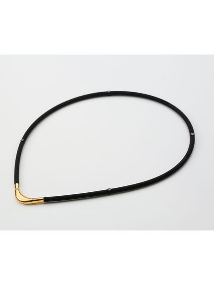 ファイテン phiten JIKI NECK S2 BK/GD 45 スポーツアクセサリー 健康アクセ ユニセックス