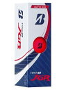 ブリヂストン BRIDGESTONE 2023 TOUR B JGR マットレッド(3球入り) ゴルフ ボール メンズ マットレッド 0353J3RX01