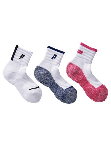 プリンス PRINCE PS306S 3Pセット ラケットスポーツ レディースアパレルアクセサリー レディース ホワイト 0356PS306S02