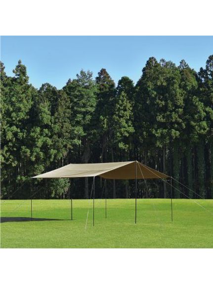 UNIFLAME(ユニフレーム)REVOスクエアタープ　4×4　TC／TAN