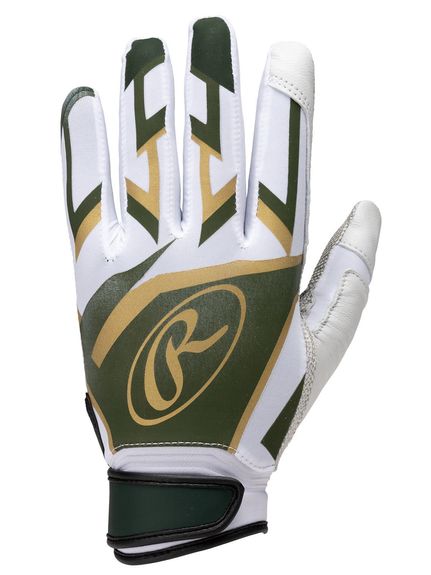 ローリングス Rawlings 両手用 ミレニア バッティンググラブ(天然皮革)-ダークグリーン 野球 バッティンググローブ 手袋 両手 ユニセックス