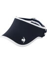 le coq sportif(ルコックスポルティフ)ジャカードゴムサンバイザー