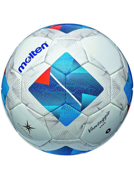 モルテン molten ヴァンタッジオ4900 ツチヨウ サッカー ボール ユニセックス ホワイト×ブルー 0406F5N490103(4)