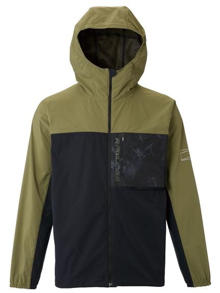 Rawlings(ローリングス)ストレッチウーブンフードジャケット - ダスティーグリーン