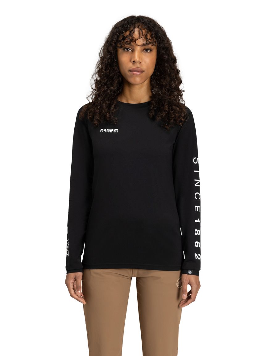MAMMUT(マムート)QD LOGO PRINT LONGSLEEVE T-SHIRTS AF WOMEN