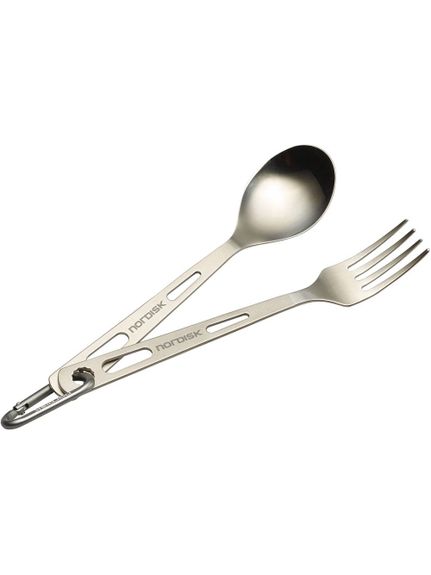 ノルディスク Nordisk TITANIUM　CUTLERY　SET　OF　2 キャンプ用品 クッカー クックウェアアクセサリ..
