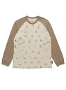 タラスブルバ TARAS BOULBA ジュニア ヘビーコットンロングTシャツ(総柄) トレッキング アウトドア 長袖Tシャツ ジュニア(4)
