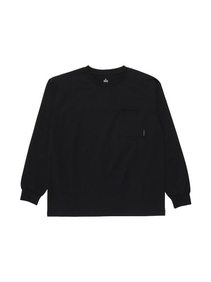 ドライ ポケットロングTシャツ ブラック カラー ブラック サイズ M/L/XL 素材 ■本体/ポリエステル100％、 リブ部分/ポリエステル97％・ポリウレタ 原産国 ■中国 メーカー品番 71652218 コメント ■ポリエステル素材の吸汗速乾の胸ポケット仕様の長袖Tシャツです。n■ドライ機能があるので汗を素早く乾燥させ、快適に着用できるアイテムです。n■サイズ感は、ややゆったり目のシルエットです。n■左胸にポケットが付いています。nn【採寸情報】nサイズ：身丈／身幅／肩幅／袖丈nM：69.5／57.0／52.0／60.0cmnL：71.5.／59.0／54.0／61.0cmnXL：73.5／61.0／56.0／62.0cmメーカー品番：TBM-F23-014-098 BLK