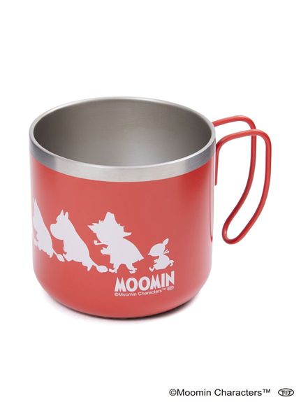 タラスブルバ TARAS BOULBA ダブルステンレスマグカップ 350(ムーミン)レッド キャンプ用品 テーブルウ..