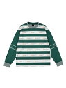 SPAZIO(スパッツィオ)Jr.オーバーサイズ長袖ボーダープラシャツ(JR OVER SIZE LONG SLEEVE BORDER PRACTICE SHI...